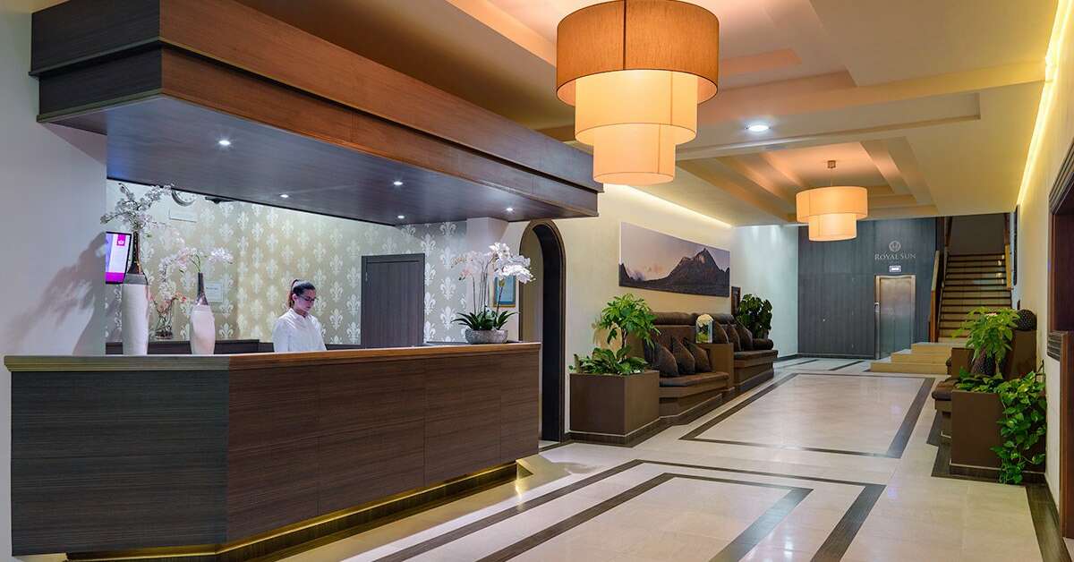 Een foto van het interieur van Royal Sun Resort