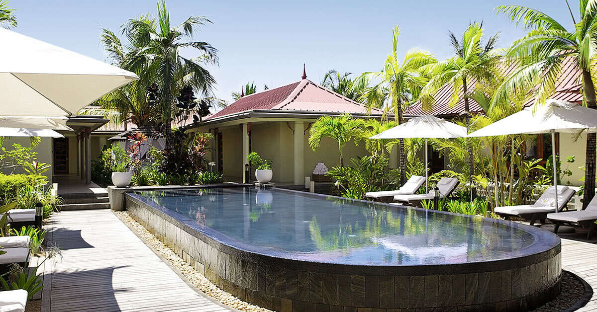 Een foto van het terras bij Tamassa Resort