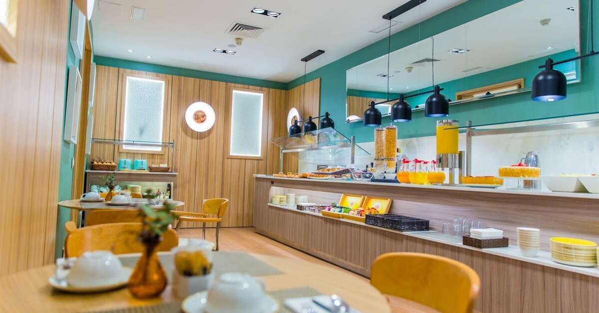 Een foto van de faciliteiten bij Hotel Ópera