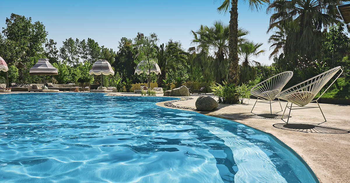 Een foto van het zwembad bij Ekies All Senses Resort