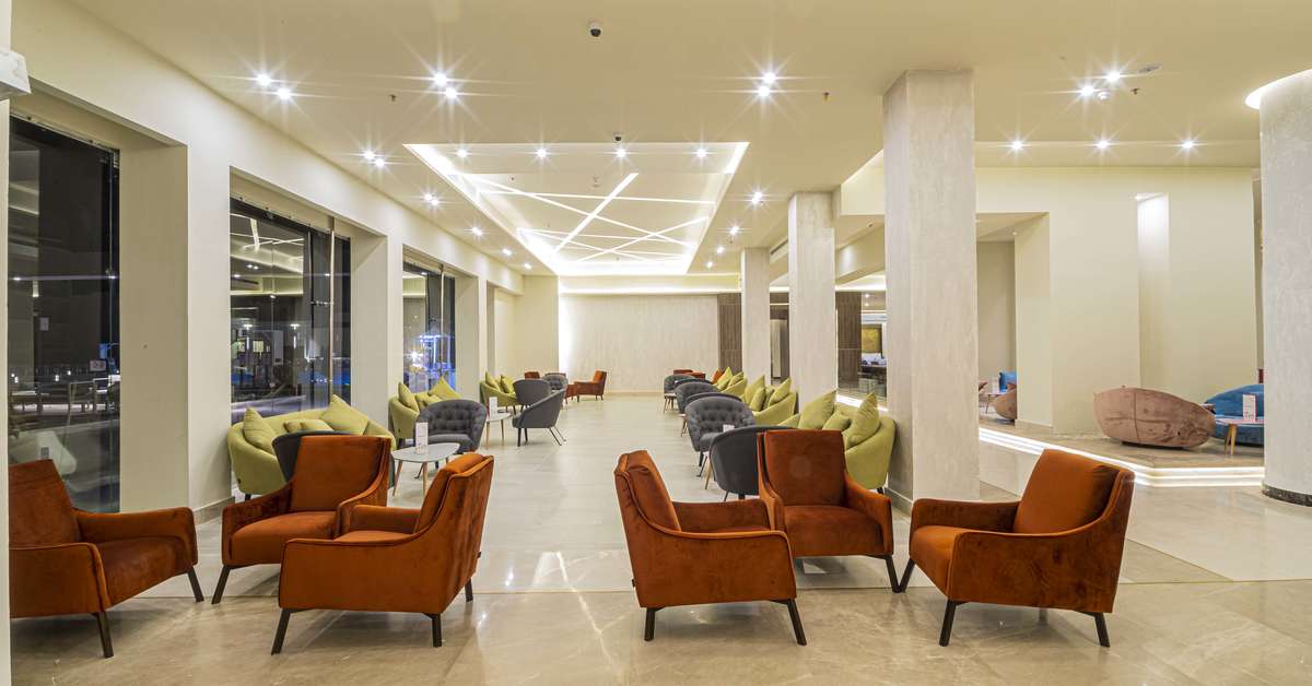 Een foto van het interieur van Amarina Abu Soma Resort & Aquapark