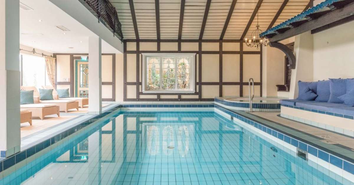 Een foto van het zwembad bij Romantik Landhotel Doerr