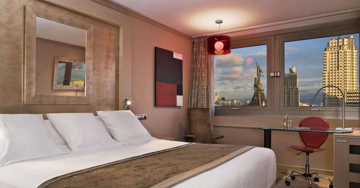 Ein Foto von einer Übersicht des Melia Madrid Princesa