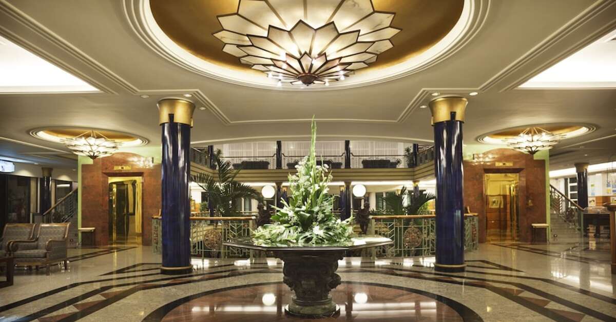Een foto van het interieur van Hotel Jardines de Nivaria