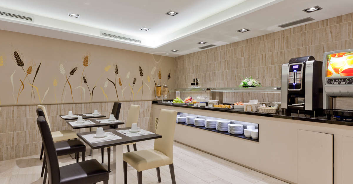 Een foto van de faciliteiten bij Hotel Santa Marta Barcelona