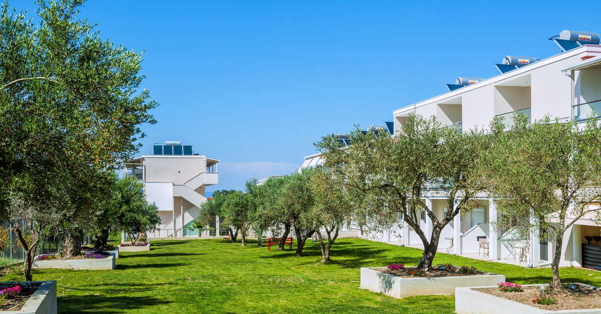 Ein Foto von der Außenansicht des Anna Hotel