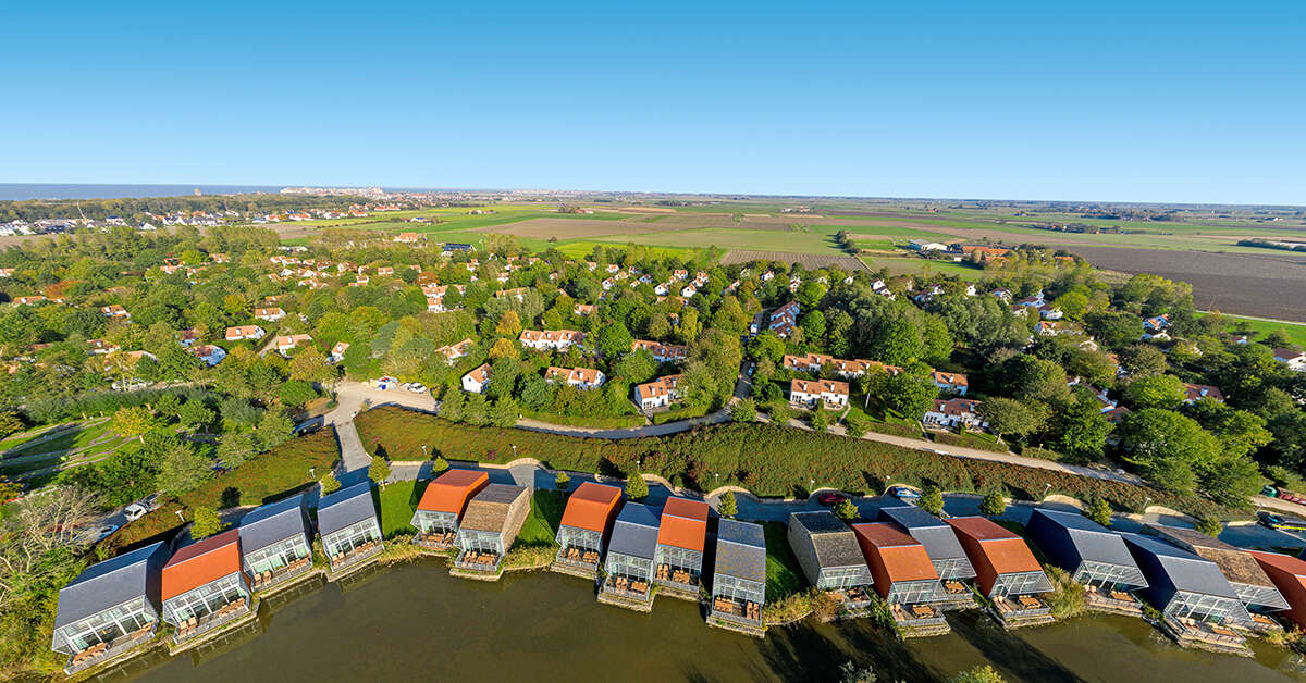 Een foto van de buitenkant van Center Parcs De Haan