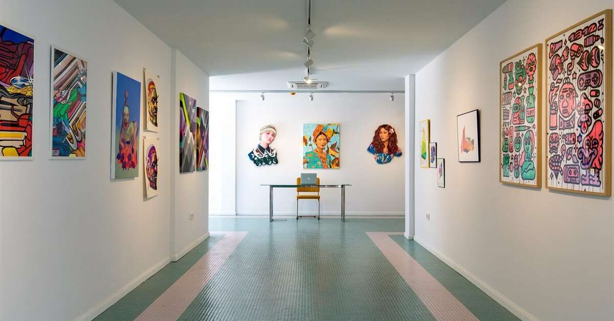 Een foto van het interieur van Paradiso Ibiza Art Hotel