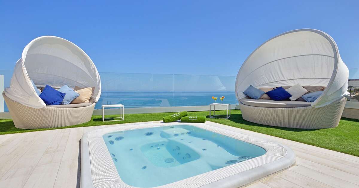 Een foto van het zwembad bij Melia Costa Del Sol