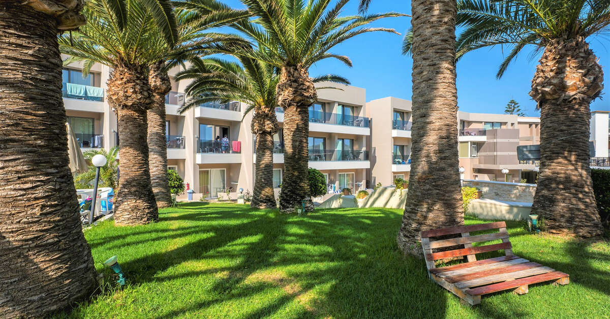 Een foto van het terras bij Atrion Resort Hotel & Appartementen