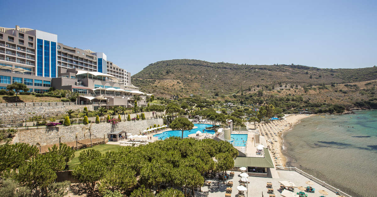 Een foto van het zwembad bij Aria Claros Hotel