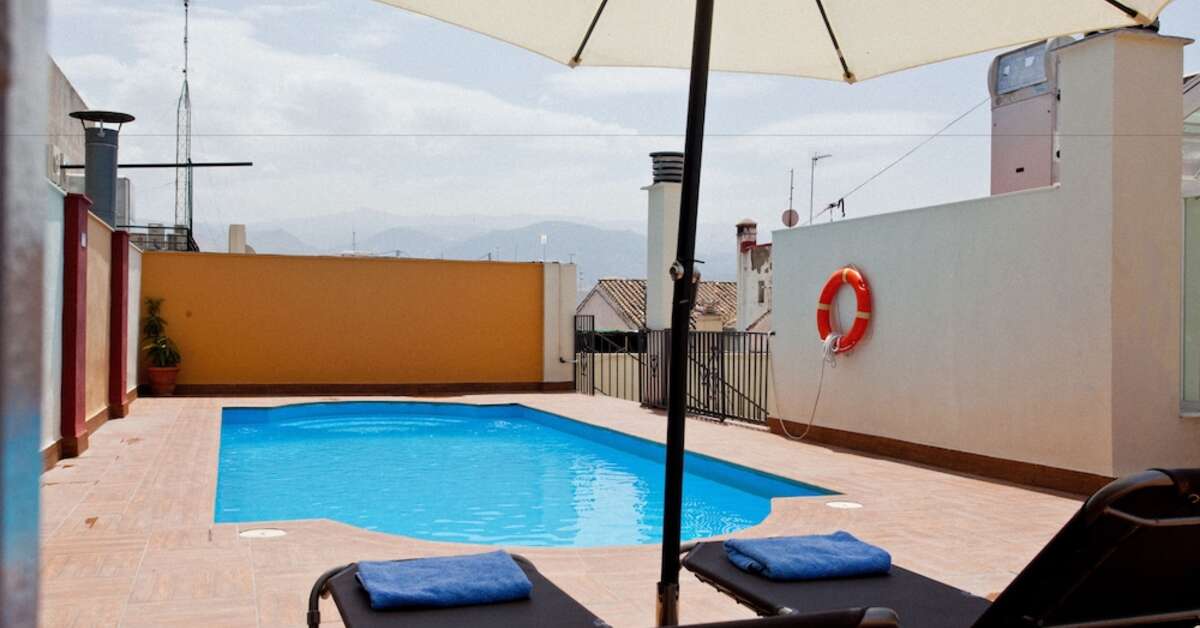 Een foto van het zwembad bij Hotel Porcel Sabica