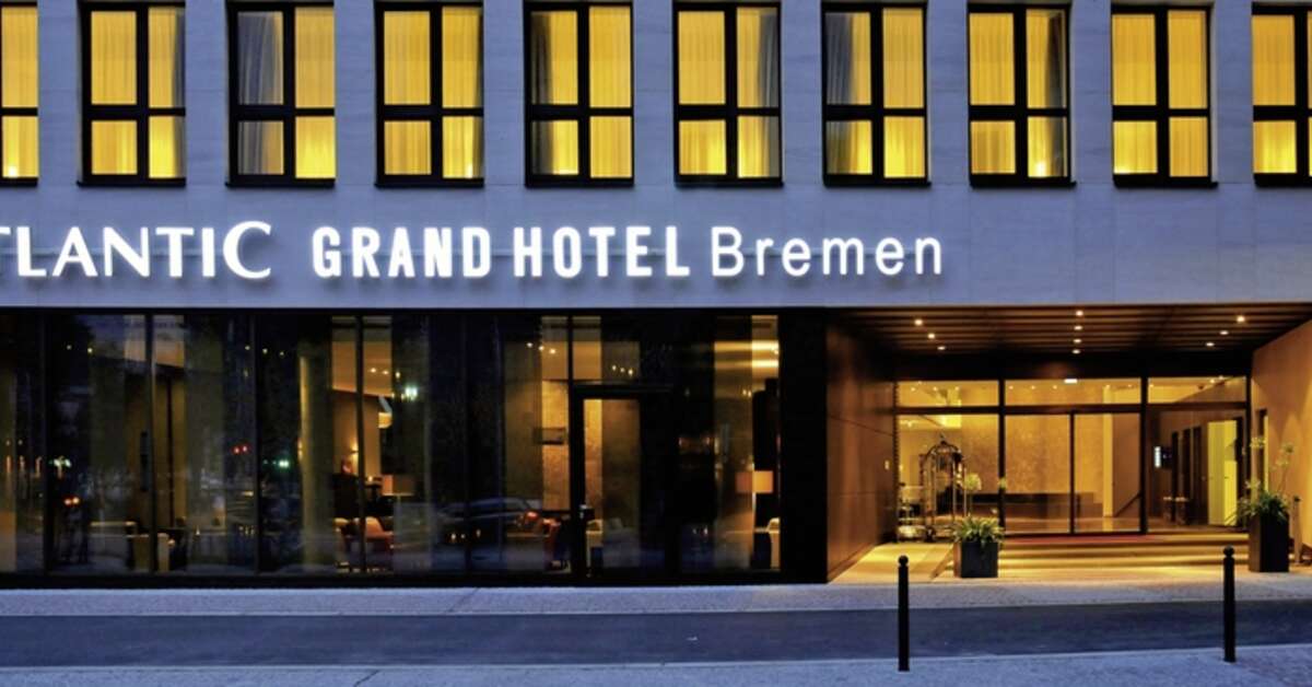 Een foto van de buitenkant van Atlantic Grand Hotel Bremen