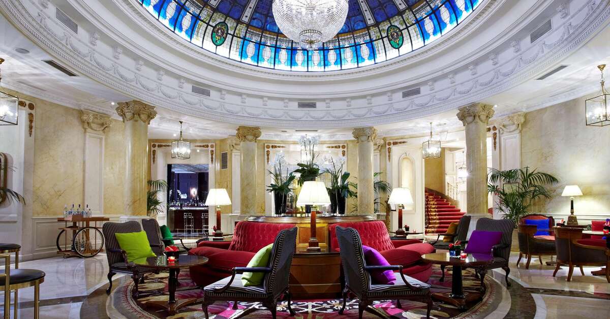Een foto van het interieur van Hotel Fenix Gran Melia