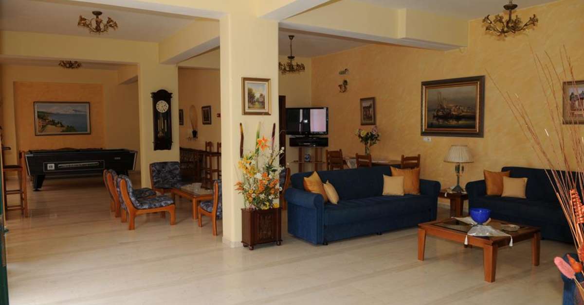 Een foto van het interieur van Castello Beach