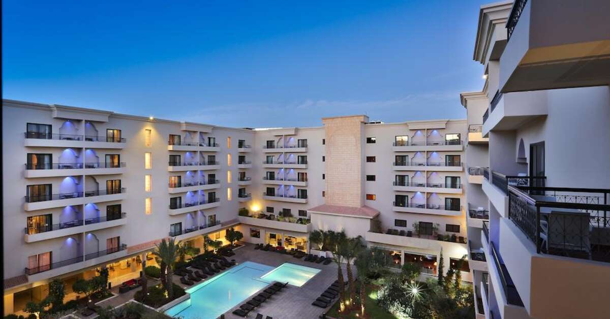 Een foto van het zwembad bij Grand Plaza Marrakech