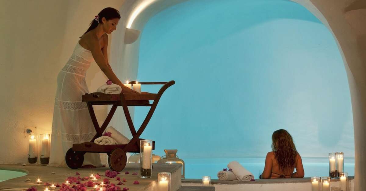 Een foto van de faciliteiten bij Notos Therme & Spa