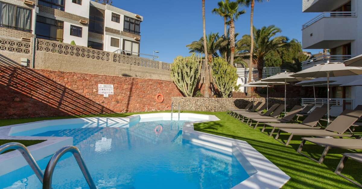 Ein Foto vom Pool im Alsol Datasol Apartments