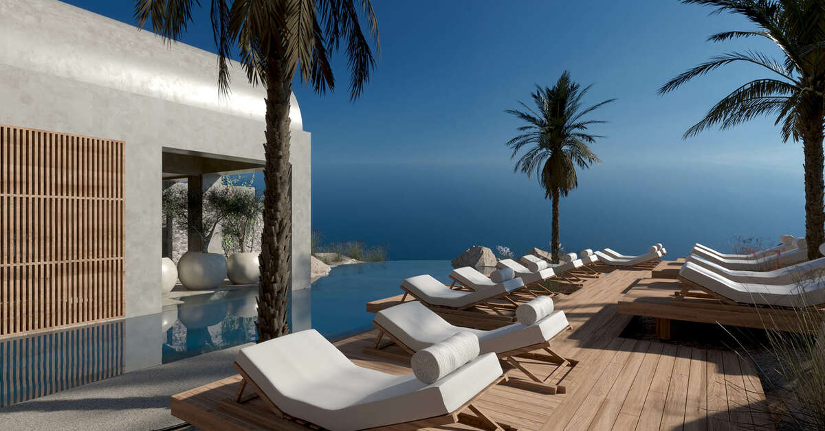 Een foto van het zwembad bij Acro Suites - A Wellbeing Resort
