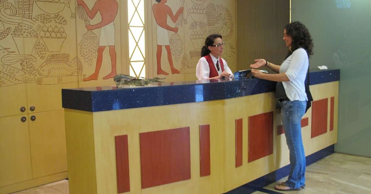 Een foto van het interieur van Hotel Cleopatra Spa