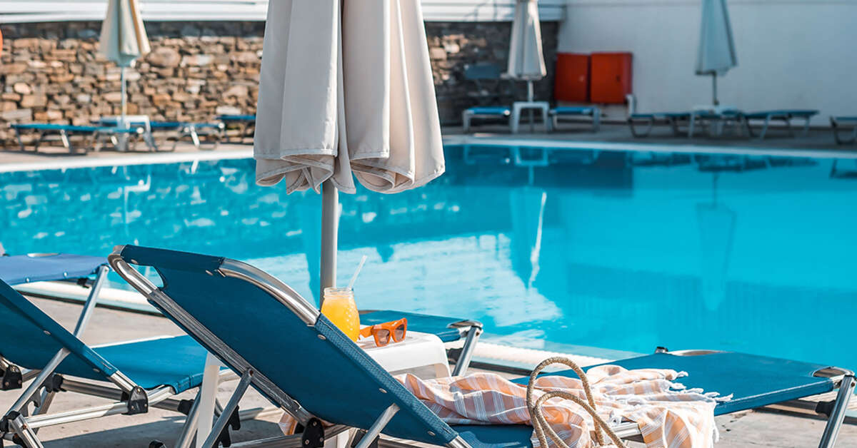 Een foto van het zwembad bij Hotel Ellia