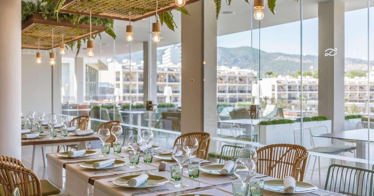 Ein Foto von den Einrichtungen im Hotel Zafiro Palace Palmanova
