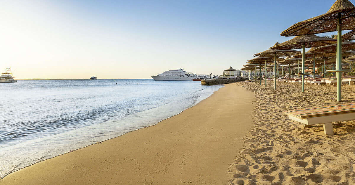 Een foto van het strand bij Bella Vista Resort Hurghada