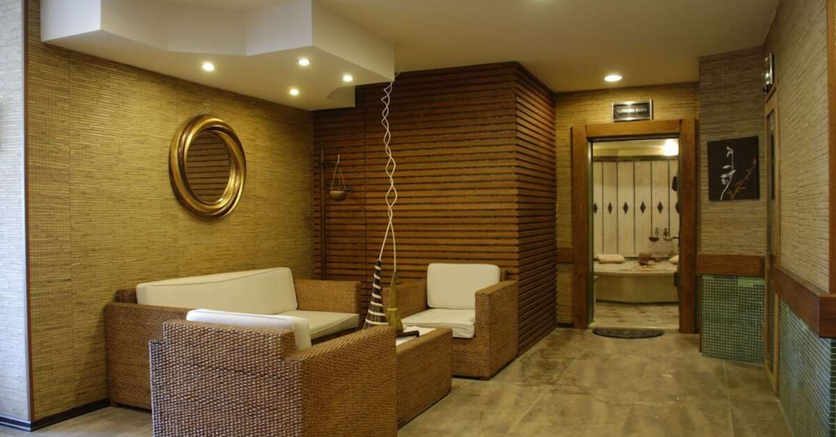 Een foto van het interieur van Grand Cettia Hotel