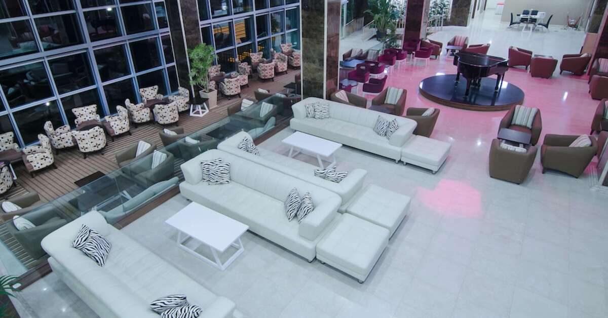 Een foto van het interieur van Palm Wings Beach Resort Kusadasi