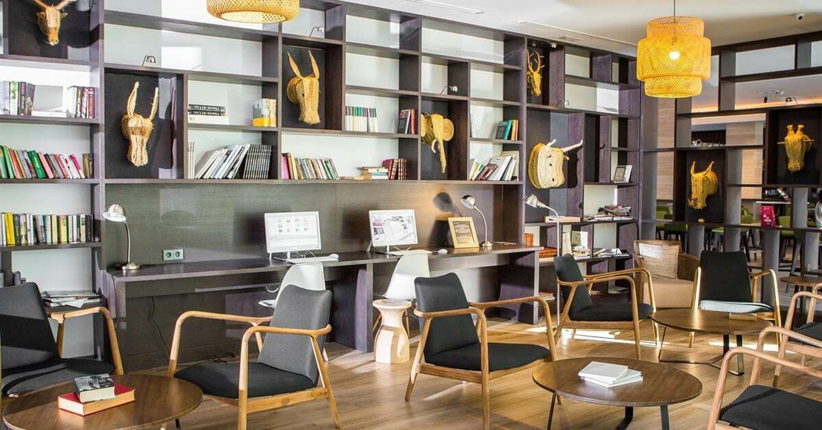 Een foto van het interieur van Hotel Cap Negret
