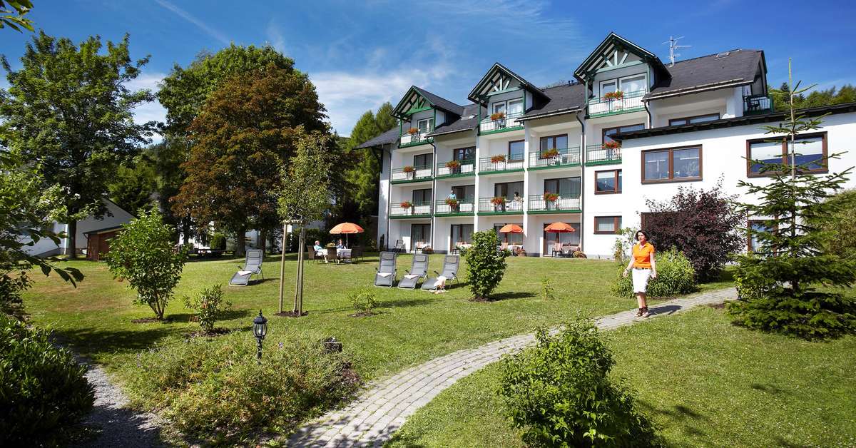 Een foto van een overzicht van Hotel Edelweiss
