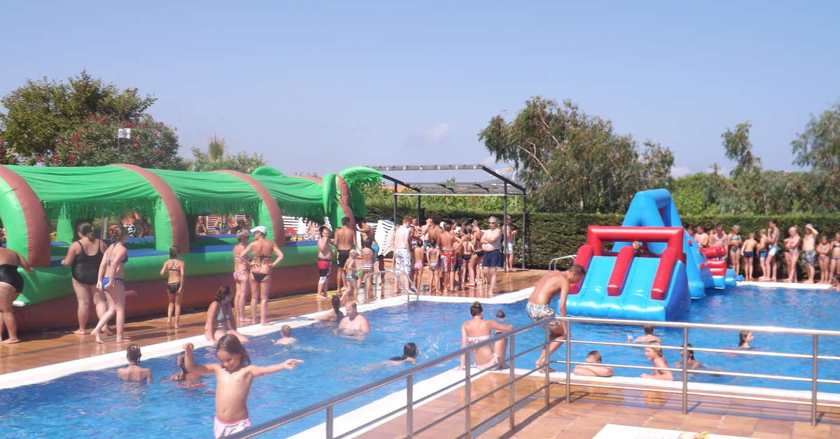 Een foto van het zwembad bij Camping Del Mar