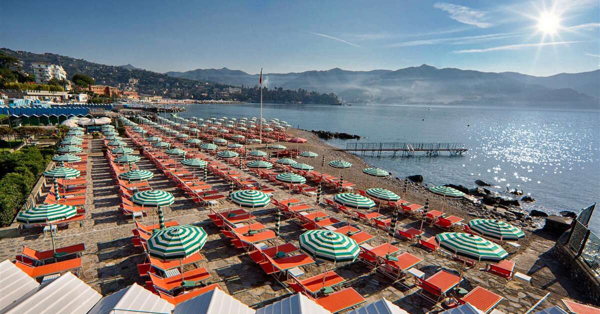 Een foto van het strand bij Best Western Hotel Regina Elena