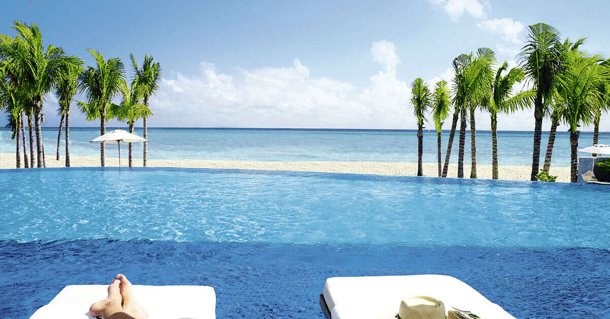 Een foto van het zwembad bij Royal Hideaway Playacar