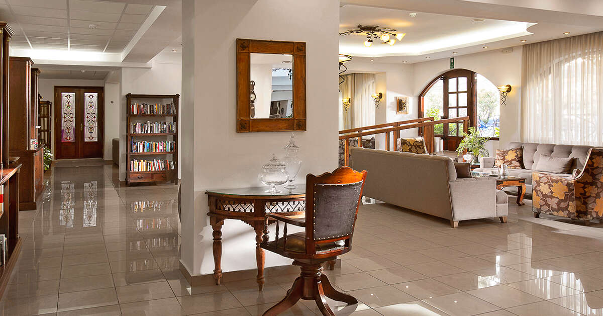 Een foto van het interieur van Almyrida Beach Hotel