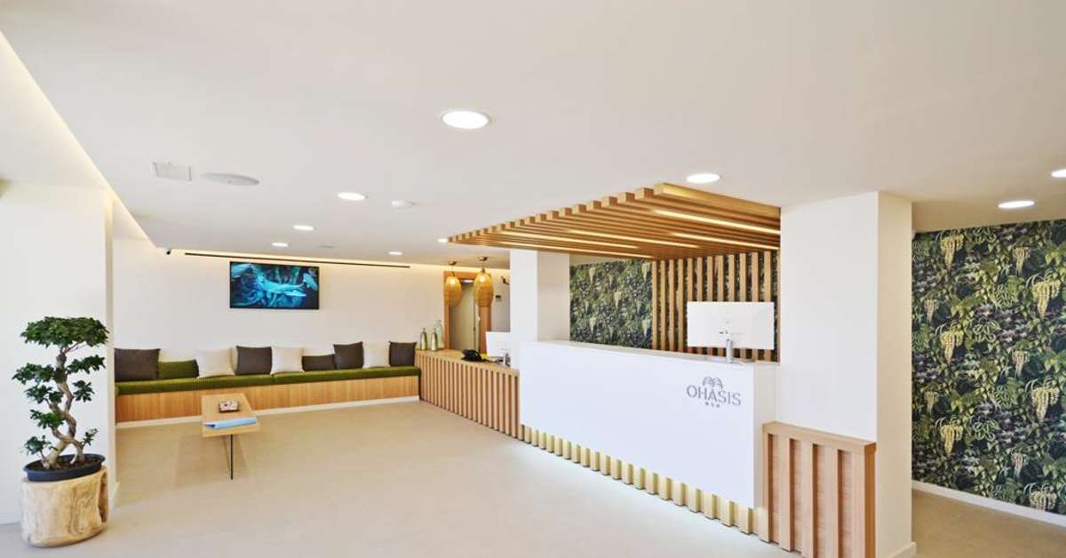 Een foto van het interieur van Ohasis Boutique Suites