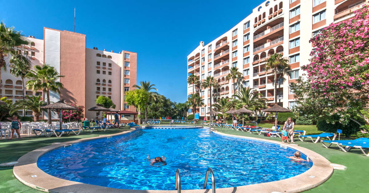 Een foto van een overzicht van Aparthotel HYB Eurocalas