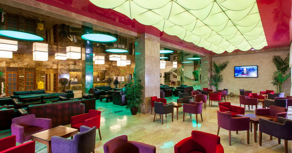 Een foto van het interieur van Hotel Grand Efe