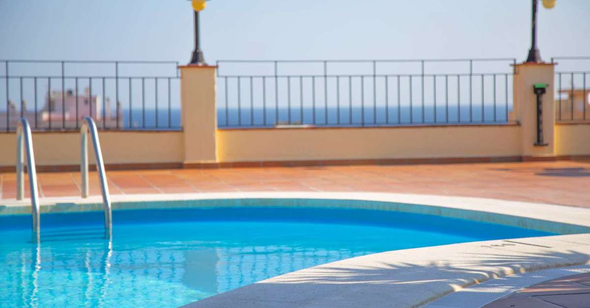 Een foto van het zwembad bij Hotel Lloret Santa Rosa