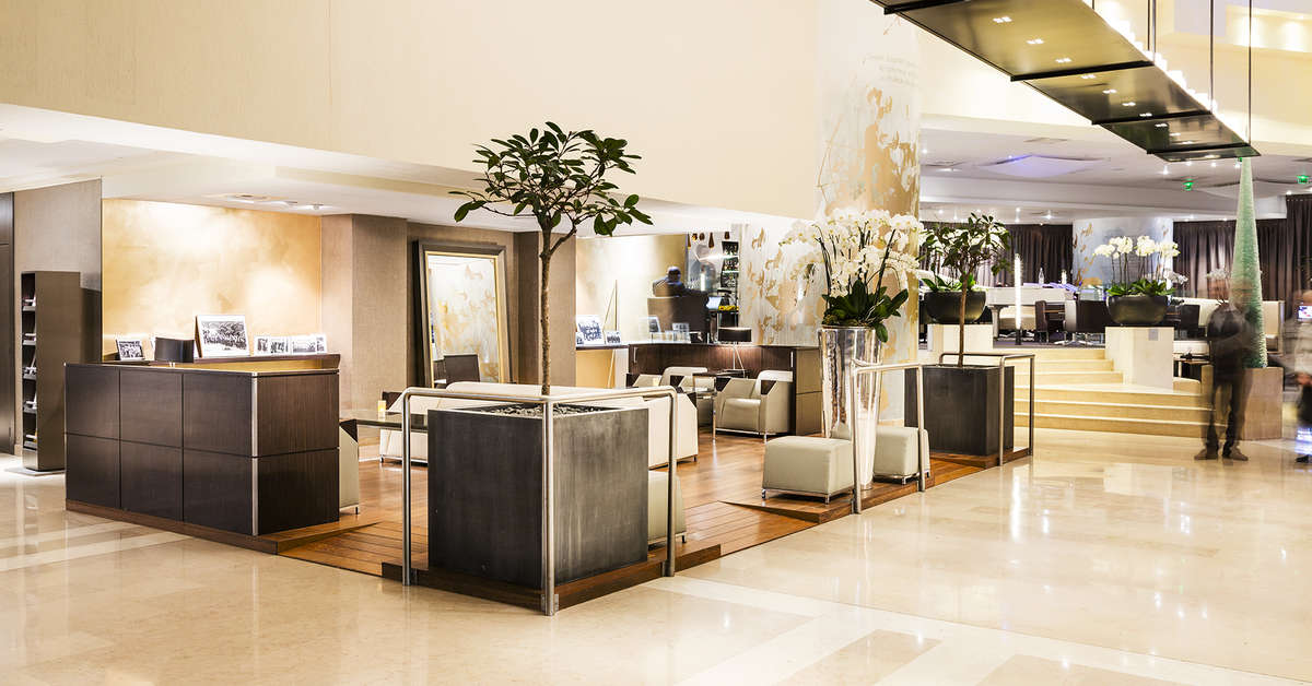 Een foto van het interieur van Novotel Paris Les Halles