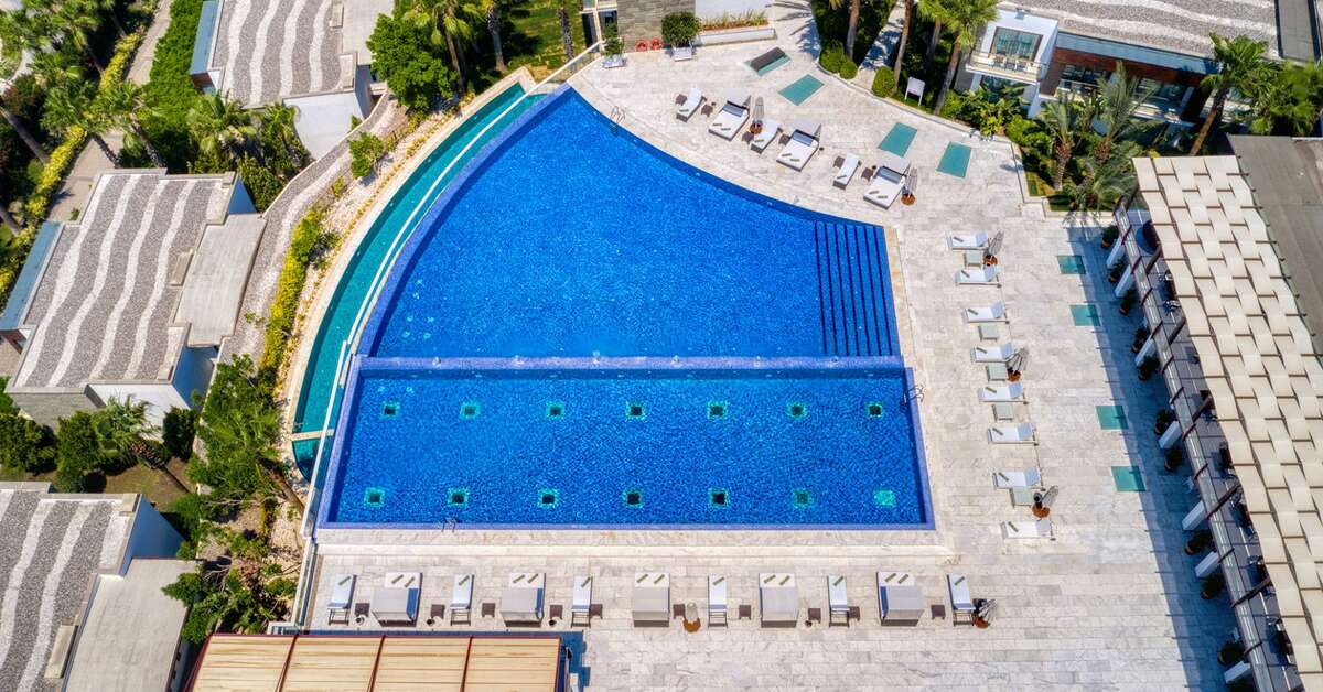 Een foto van het zwembad bij Hillstone Bodrum Hotel & Spa
