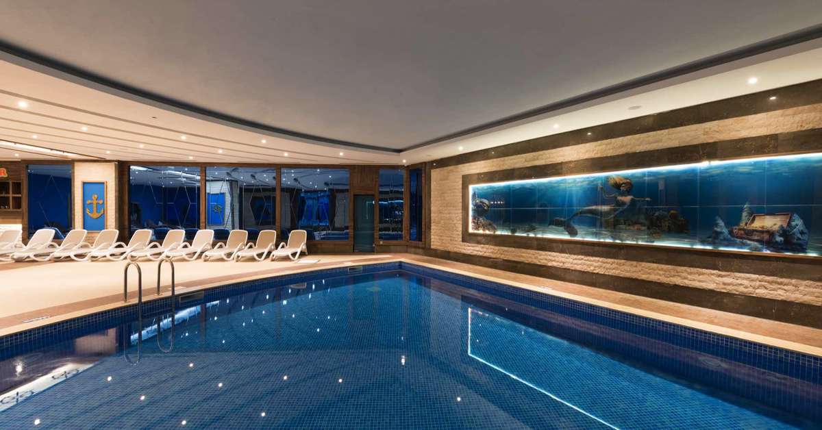 Ein Foto vom Pool im Oz Hotels Sui