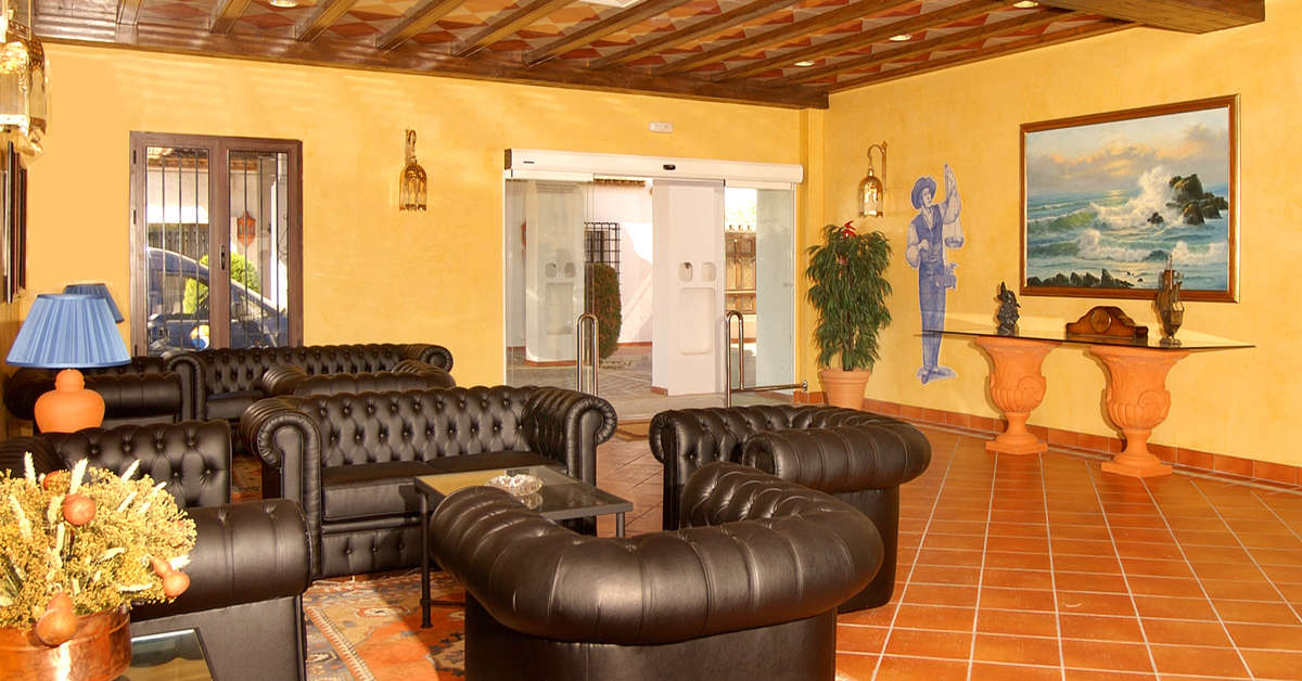 Een foto van het interieur van Blue Sea El Cortijo