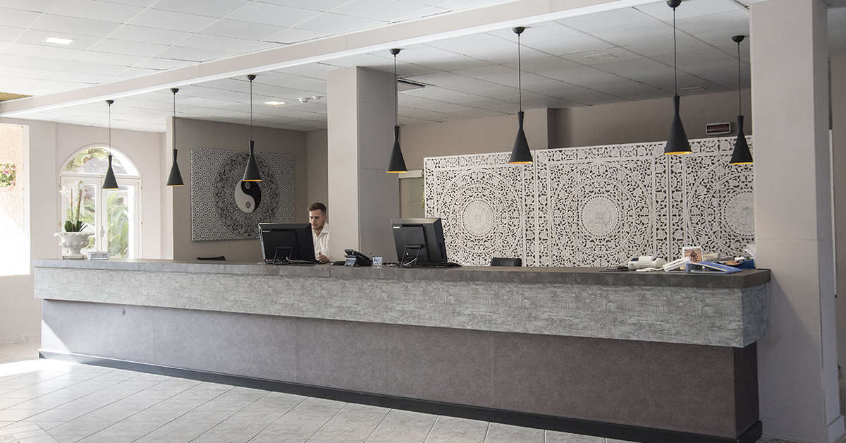 Een foto van het interieur van Hotel Club Eloro