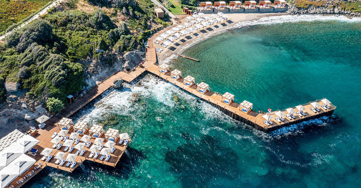 Een foto van het strand bij Sirene Luxury Bodrum