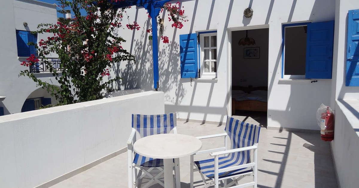 Een foto van het terras bij Hotel Levante Beach
