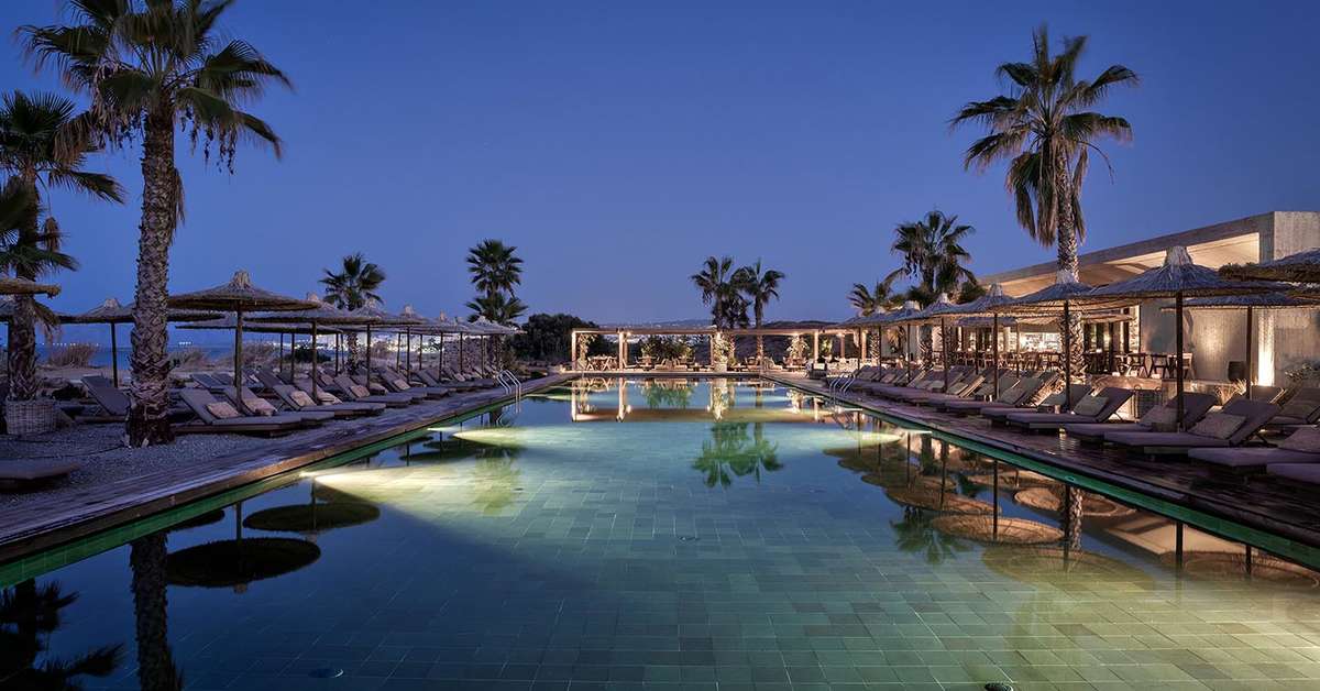Ein Foto vom Pool im Domes Zeen Chania