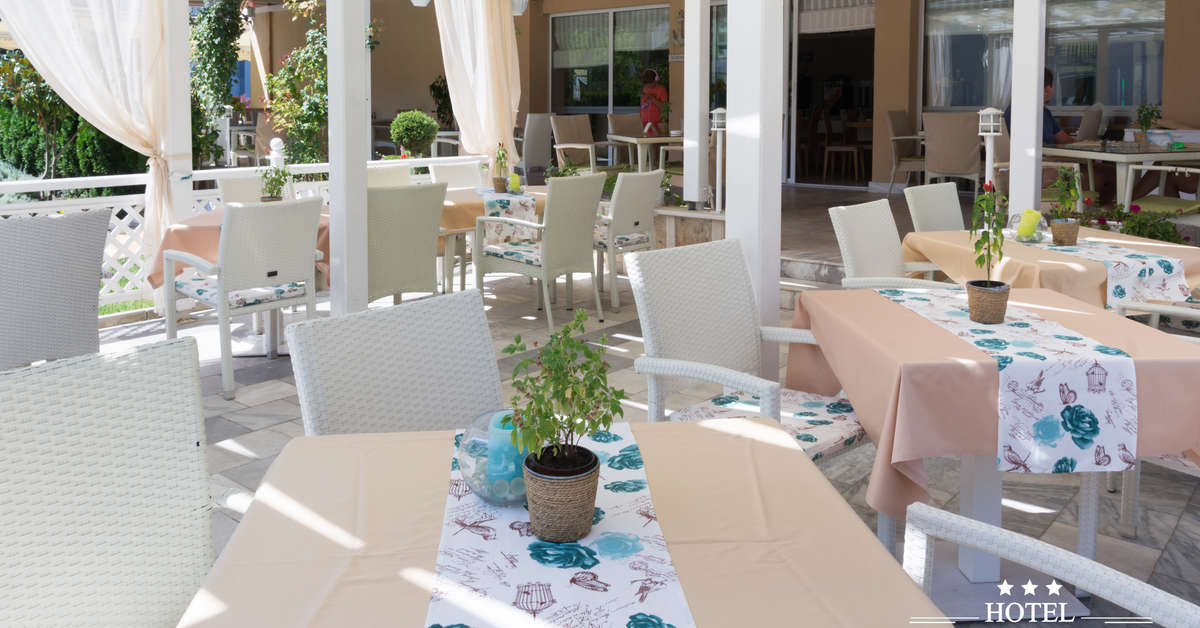 Een foto van het terras bij Karlovo Hotel