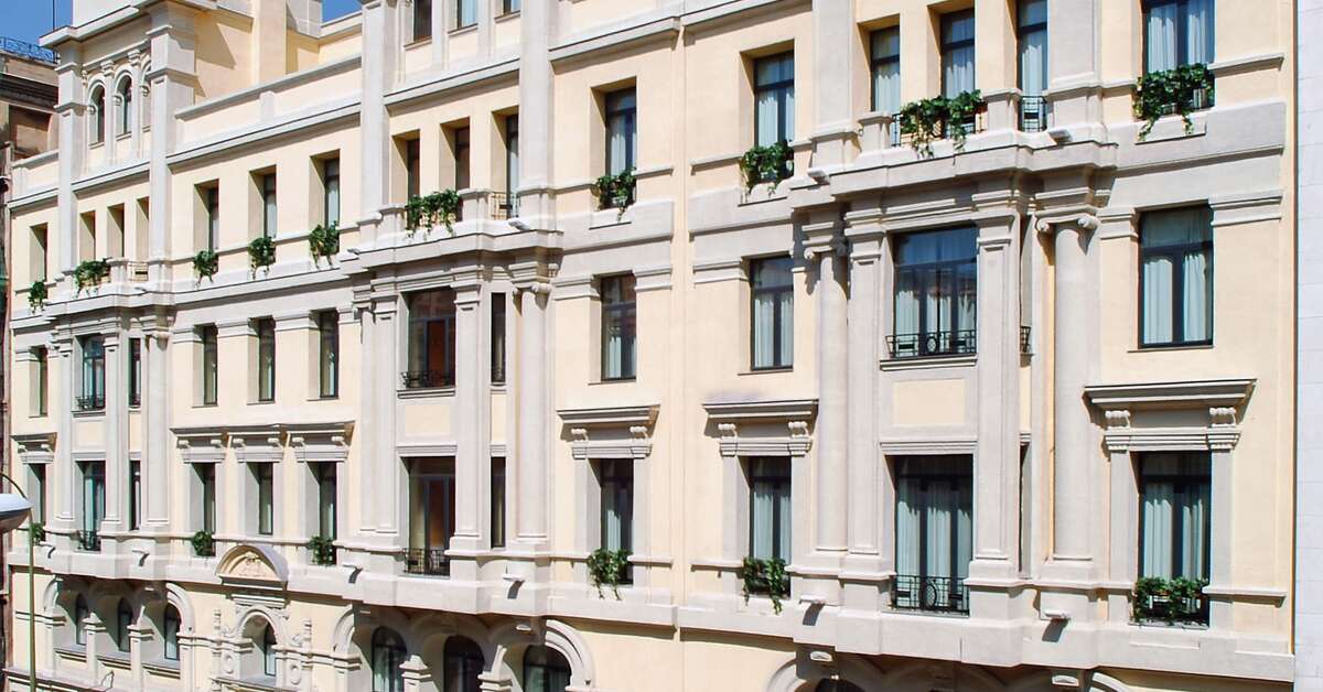 Ein Foto von der Außenansicht des Casa de las Artes Melia Collection