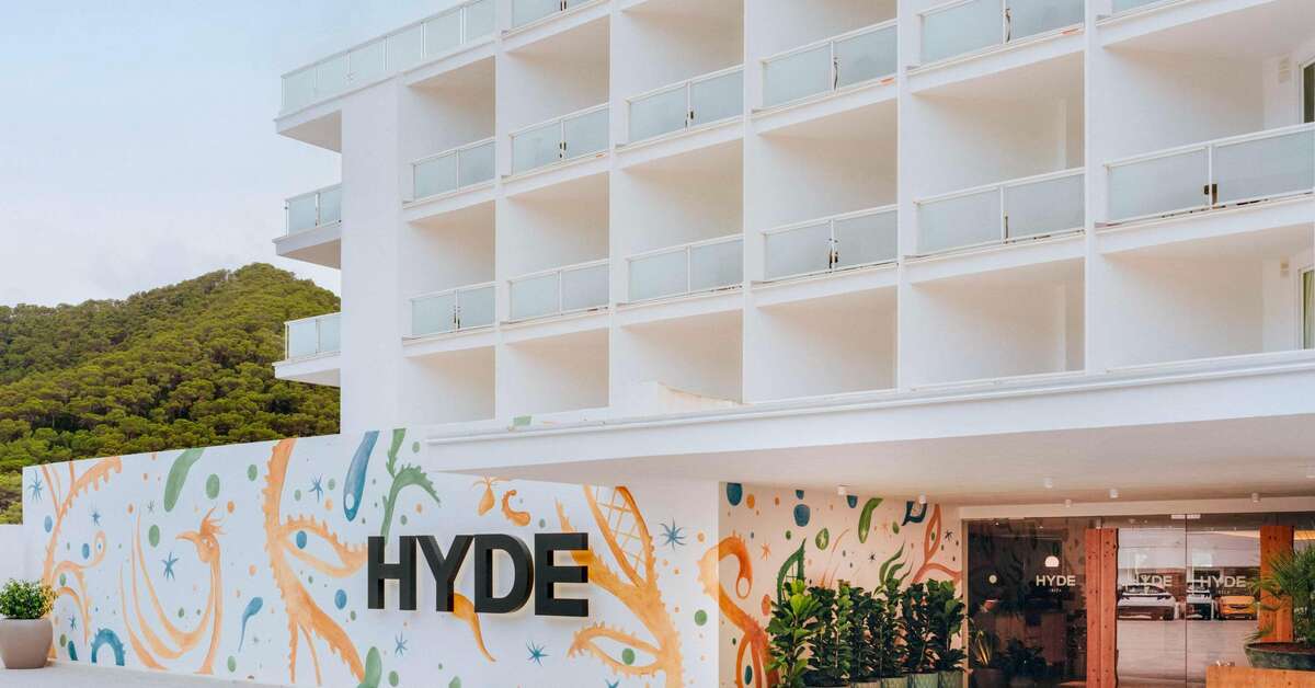 Een foto van de buitenkant van Hyde Ibiza